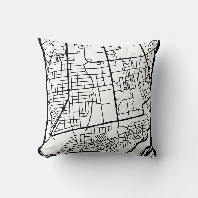 Almofada Kaduna Nigeria City Map (Frente)