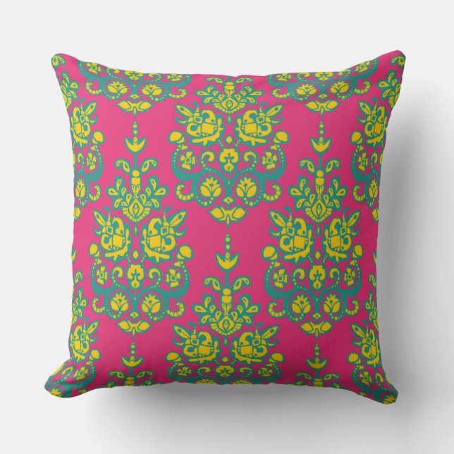Almofada Kala damask ikat (Frente)