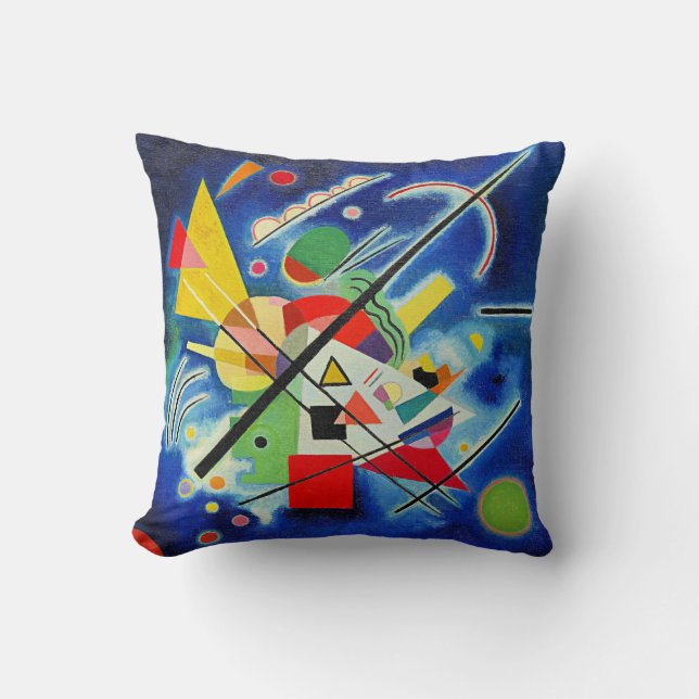 Almofada Kandinsky - Pintura Azul (Frente)