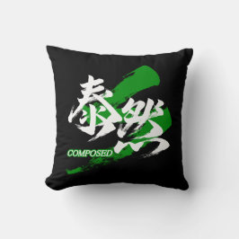 Almofada Kanji Taizen/Caligrafia Japonesa Composta