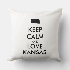 Almofada KANSAS de MANUTENÇÃO e AMOR personalizáveis