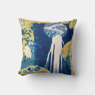 Almofada Katsushika Hokusai - Amida Falls