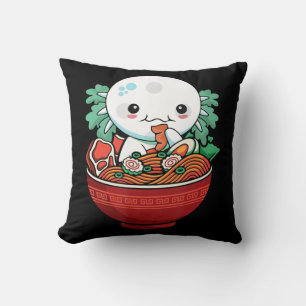 Almofada Kawaii Axolotl Ramen Japonês Anime Lover Teen Gir