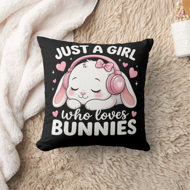 Almofada Kawaii Bunny Rosa Sonolento (Cobertor)