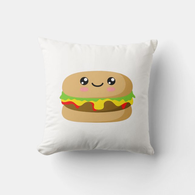 Almofada Kawaii Burger (Frente)