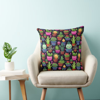 Almofada Kawaii Cactus Pillow