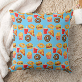 Almofada Kawaii Cute Junk Comida