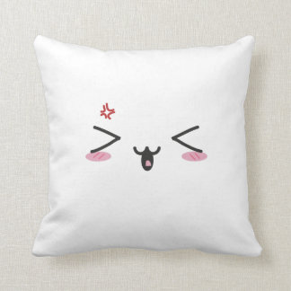 Almofada Kawaii enfrenta - dois enfrentados
