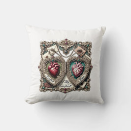 Almofada Keeper of My Deepest Love t-shirt with ornate