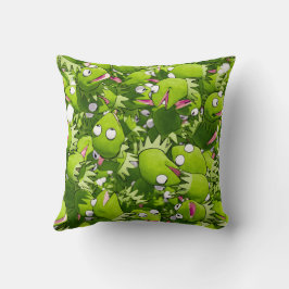 Almofada Kermit, o Sapo - Travesseiro decorativo Verde Dive