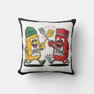 Almofada Ketchup & Amigo Mostarda
