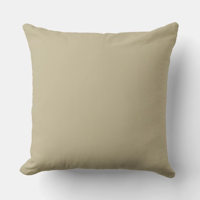 Almofada Khaki, Solid Color, Cushion, Modern, Simple (Frente)