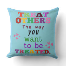 Kids Inspirational Quote Travesseiro decorativo -