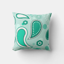 Kids Turquoise Water Droplet Inspirado Paisley