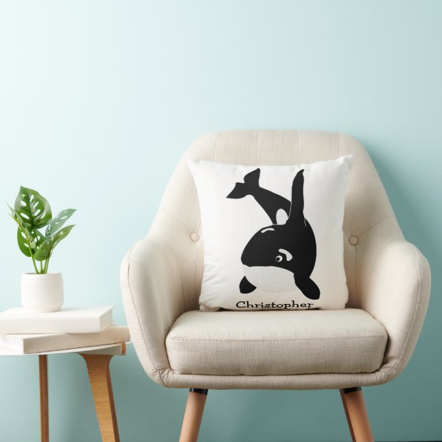 Almofada Killer Whale Design Personalised (Cadeira)