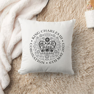 Almofada KING CHARLES III CORONATION White