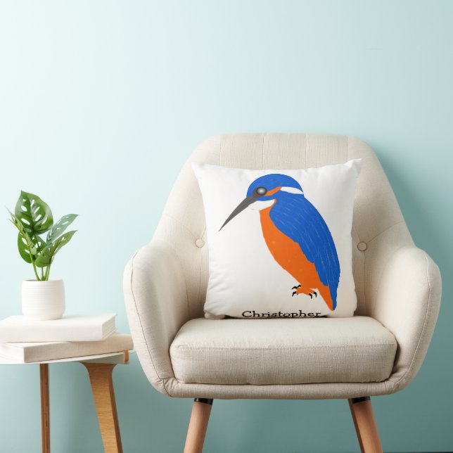 Almofada Kingfisher Design Personalizado (Cadeira)