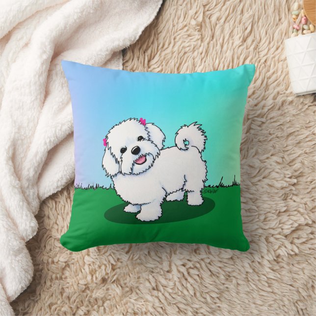 Almofada KiniArt Maltês (Cobertor)