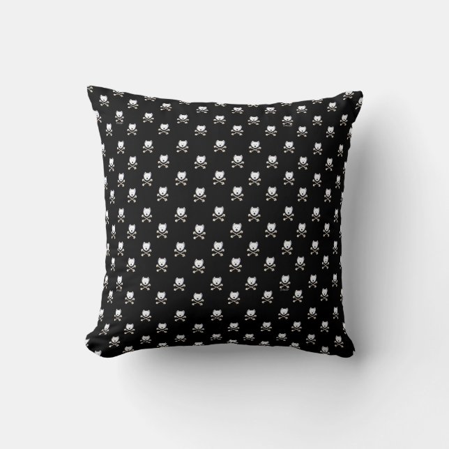Almofada KiniArt Westie Crossbones (Frente)