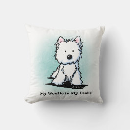 Almofada KiniArt Westie Melhor Amiga
