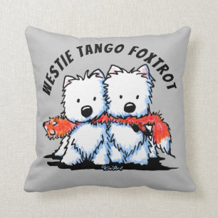 Almofada KiniArt Westie Tango Foxtrot