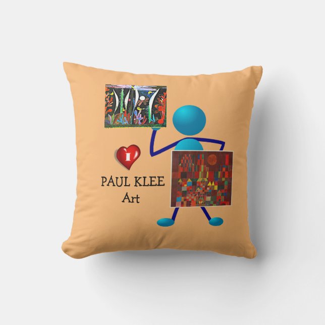 Almofada Klee - Arte de Paul Klee (Frente)