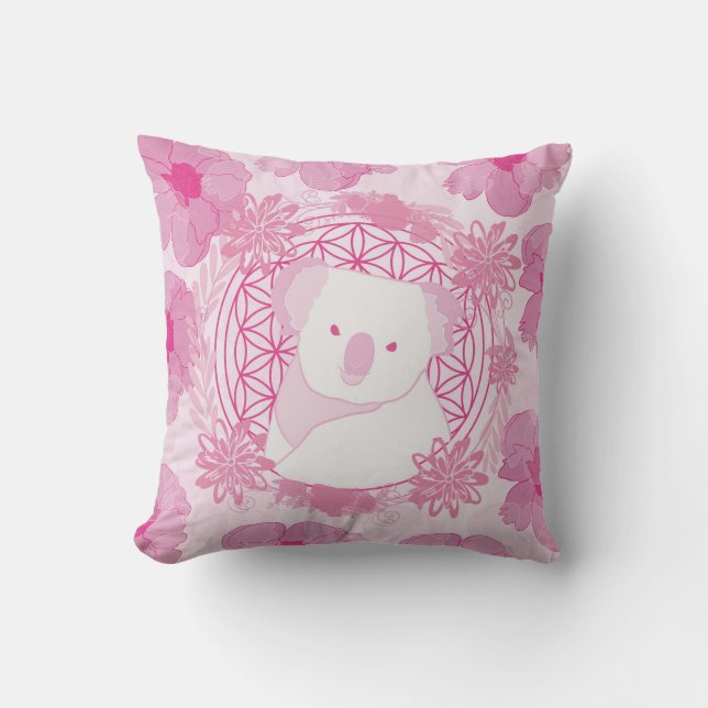 Almofada Koala Flower da vida (Frente)