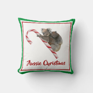 Almofada Koalas Em Candy Cane Abaixo