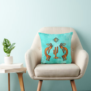 Almofada Kokopelli E Cactus