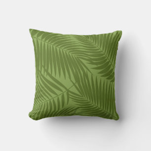 Almofada Kona Palms Hawaiian Leaf Reversible