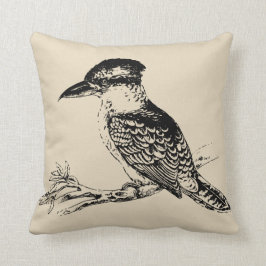 Almofada Kookaburra Beige Cushion australiano