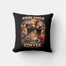 Almofada Krav Maga and Coffee