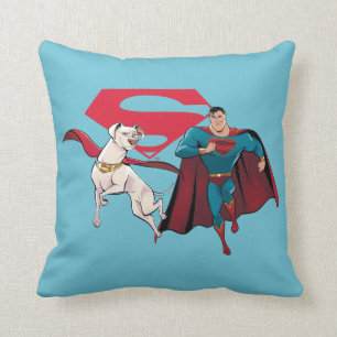 Almofada Krypto e Superman