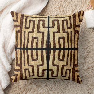 Almofada Kuba Cloth Print • Afrocentric Heritage Throw Pill