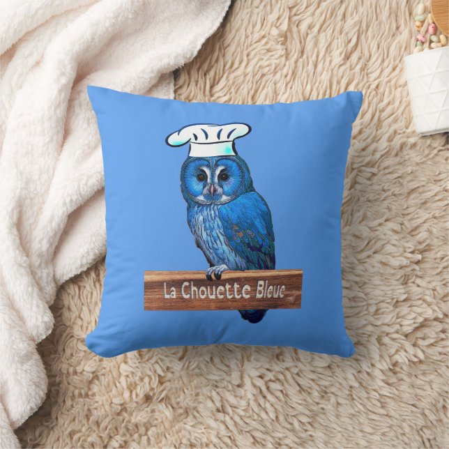 Almofada La Chouette Bleue Cafe (Cobertor)
