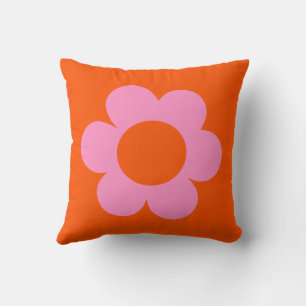 Almofada La Fleur 01 Flor-Cor-de-rosa-laranja-Cor-de-rosa r