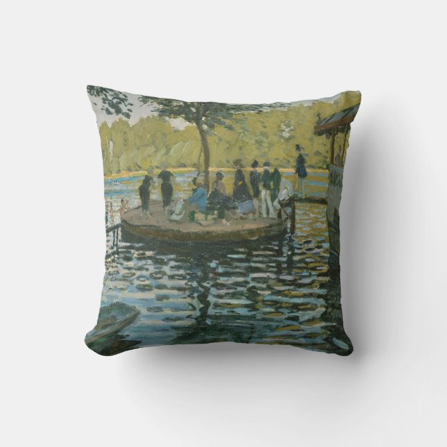 Almofada La Grenouillere de Claude Monet | (Frente)