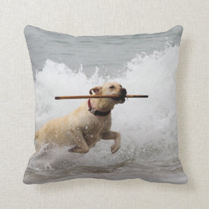 Almofada Labrador - amarelo - vá esforço! Encalhe cães