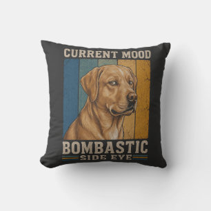 Almofada Labrador com Olhar de Esquina Bombástico Design de