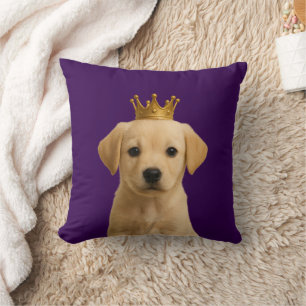 Almofada Labrador Cuppy em Dourada Coroa