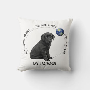 Almofada Labrador Lover Cute Puppy Dog Black Labrador