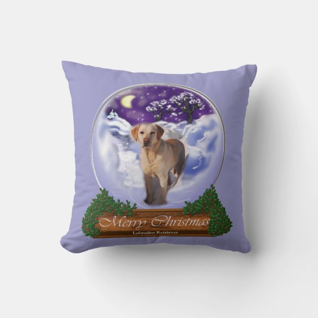 Almofada Labrador Retriever Christmas (Frente)