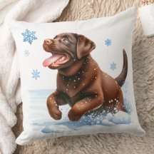 Labrador Retriever Flocos de Neve, Cachorro de Pap