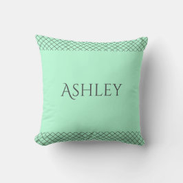 Almofada Labrador Retriever Verde Menta Personalizado Corre