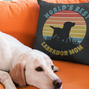 Almofada Labrador Retro Sunset Personalizado