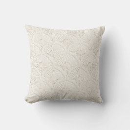 Almofada Lace Falso Branco Creme