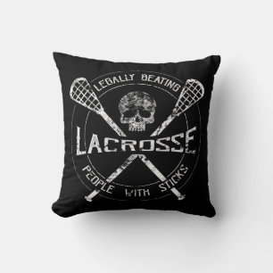 Almofada Lacrosse Batendo Legalmente Em Pessoas Com Sticks