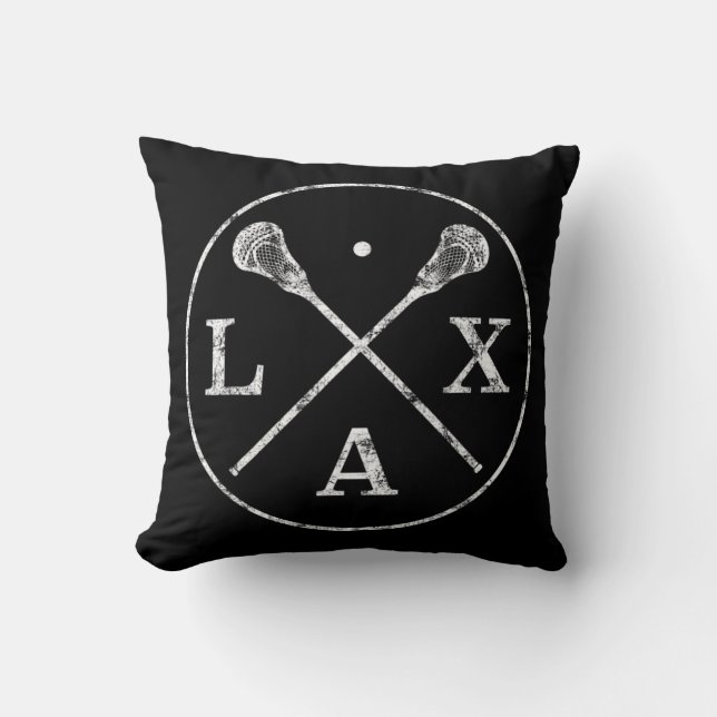 Almofada Lacrosse Sticks Emblem I Teto para Jogadores LAX e (Frente)