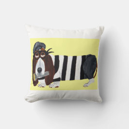 Almofada Ladrão Basset Hound