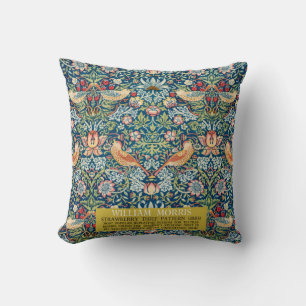 Almofada Ladrão de morango - Design de William Morris